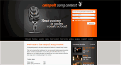 Desktop Screenshot of catapultsongcontest.com.au