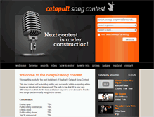 Tablet Screenshot of catapultsongcontest.com.au
